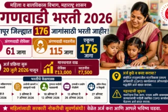 Anganwadi Bharti 2026 सोलापूर जिल्ह्यात 176 अंगणवाडी सेविका व मदतनीस पदांसाठी भरती जाहीर, अर्ज 20 जुलै 2026 पासून सुरू.