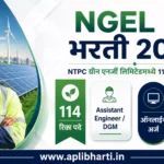 NGEL Bharti 2026 – NTPC Green Energy Limited 114 पदांची भरती